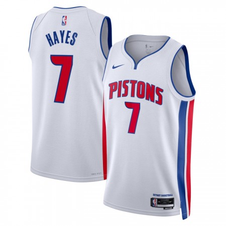 Dres Detroit Pistons Killian Hayes 7 Nike 2022-23 Association Edition Bijela Swingman